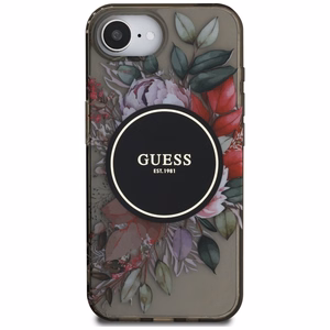 Guess IML Flowers MagSafe iPhone 16e Ümbris - Must