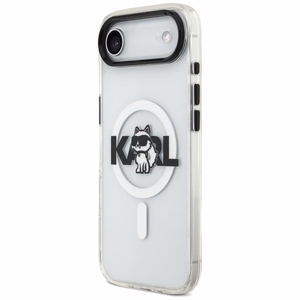Karl Lagerfeld IML Choupette Sketch Logo MagSafe iPhone Air Ümbris - Clear