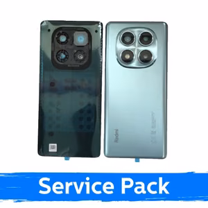 Back Cover Compatible With Xiaomi Redmi Note 14 Pro 4G / Ocean Blue / (Service Pack)