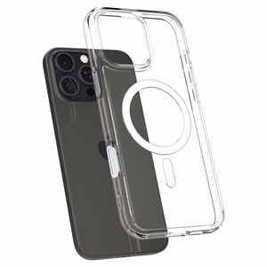 Spigen Чехол Ultra Hybrid "T" Mag совместимый с MagSafe для iPhone 16 Pro белый