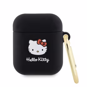 Hello Kitty Silicone 3D Kitty Head ümbris jaoks AirPods 1/2 - must