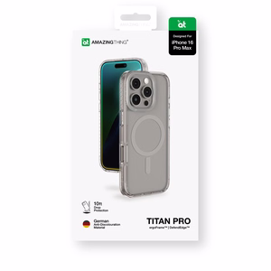 AmazingThing Titan Pro Mag Ümbris with Magnetic Ring jaoks iPhone 16 Pro Max - Hall