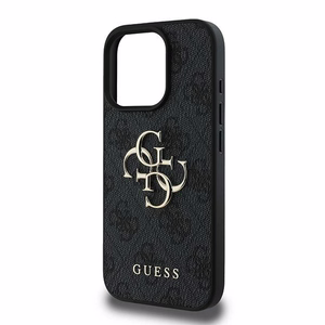 Guess 4G Big Logo Ümbris jaoks iPhone 16 Pro - Must