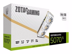 Zotac Gaming GeForce RTX 5070 Ti Solid Core OC videokaart, NVIDIA 16GB GDDR7