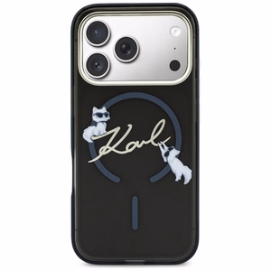 Karl Lagerfeld IML Choupettes Karl Script Logo MagSafe Ümbris for iPhone 17 Pro - must