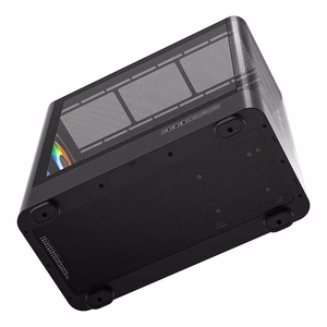 MODECOM Volcano AQ300 ARGB kesktornkorpus, must