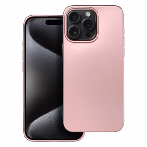 METALLIC Ümbris jaoks IPHONE 15 Pro Max roosa