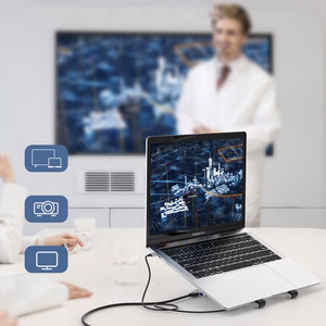 Choetech alus multifunctional station jaoks laptop PD / USB-C HDMI (4K / 30Hz) / 2xUSB-A / 1xUSB-C / 1xSD / 1xTF must (HUB-M43)