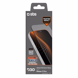 SBS protective glass with D3O technology set with applicator jaoks iPhone 17 Pro