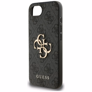GUESS ümbris jaoks IPHONE 16e (SE 4 2025) GUHCPSE44GMGGR (4G PU Big Logo) must