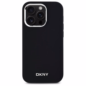DKNY Plain Logo MagSafe iPhone 14 Pro Ümbris - Must