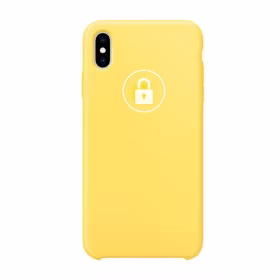 Phone Ümbris "Silicone Ümbris" jaoks Apple iPhone Xs Max / Canary Kollane / in package