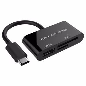 Gembird USB-C SD Combo mälukaardi lugeja UHB-CR3-02