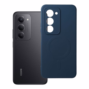 SILICONE MAG COVER Ümbris compatible with MagSafe jaoks XIAOMI Redmi 15 4G / 5G (171,1mm) sinine