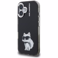 Karl Lagerfeld IML Aquarelle Choupette & Logo iPhone 16 Ümbris - must