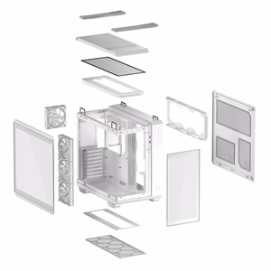 ASUS TUF GAMING GT502 Horizon TG ARGB Белый Midi Tower