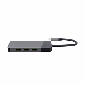 Green Cell USB-C jagaja GC Connect 7-in-1 (3x USB 3.1, HDMI 4K 60Hz, USB-C PD 85W, MicroSD/SD)