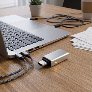 Adapter USB A 3.0 to Type C Blue Star - valge