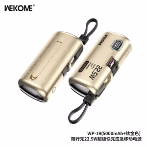 Akupank WK Design „WP-19“ titaan 5000mAh (22.5W)