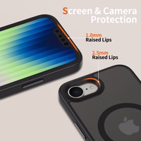 Tech-Protect MagMat MagSafe iPhone 16e Ümbris - Matte must