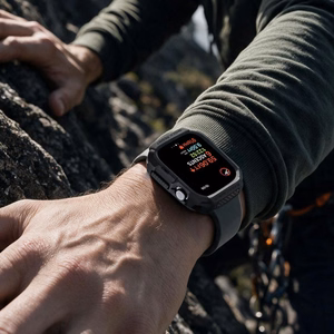 Spigen Rugged Armor ümbris seadmele Apple Watch 42 mm – mattmust