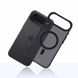 3mk Smoke MagCase jaoks iPhone 17 Air - Must Semi-Läbipaistev