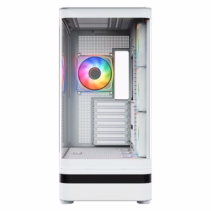 MODECOM Volcano AQ100 ARGB kesktornkorpus, valge