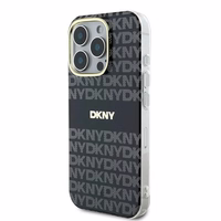 DKNY Repeat Texture Pattern With Stripe ümbris jaoks iPhone 16 Pro Max - must