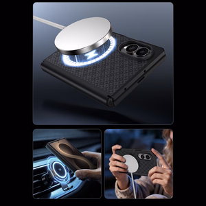 Benks Magnetic Armor Grid Pro Grand Combo ümbris Samsung Galaxy Z Fold 8 jaoks, must (C.K.FL.SA.BK.C060)