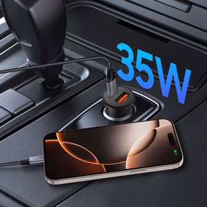 Tech-Protect CC02 35W Car Laadija 2-Port USB-C / USB-A - Must