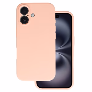 Silicone Lite Ümbris jaoks Iphone 16 peach