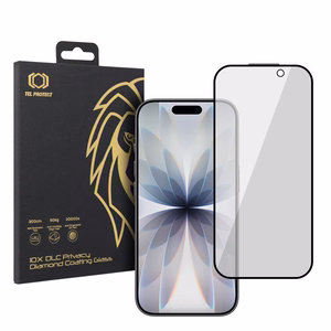 Tempered glass Tel Protect 10X Privacy DLC Diamond Coating jaoks Iphone 16 Pro/17