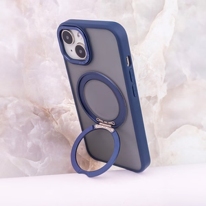 Mag Ring Rotating ümbris jaoks iPhone 11 tumesinine