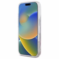 Hello Kitty Liquid Glitter Sweet Kitty Bows MagSafe iPhone 16 Pro Ümbris - Valge