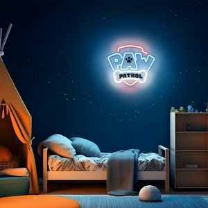 Riputatav Paw Patrol LED-neoonvalgusti pleksiklaasil – logo OW-130146