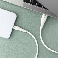 Kaabel USB A to USB C Forcell F-Energy QC4.0 3A 66W Silikoon 1 m C342 valge