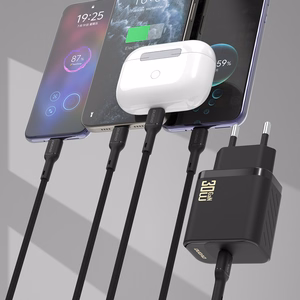 Dudao A27PCEU PD 30W GaN USB-C seinalaadija USB-C kaabliga - must