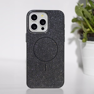 Glitter Thin Mag ümbris for iPhone 17 6,3" must