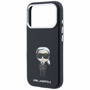 KARL LAGERFELD ümbris mudelile IPHONE 18 Pro/ 17 Pro ühildub MagSafe'iga (Smooth Ikonik Sketch) (värv: must)