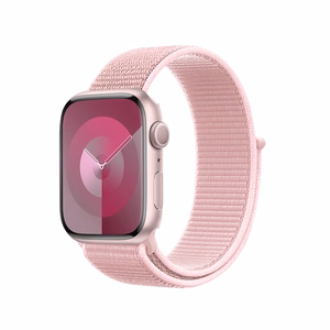 Crong Nylon nailonist spordirihm Apple Watchile 38/40/41/42 mm, puudriroosa