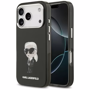 Karl Lagerfeld IML Aquarelle Karl & Logo MagSafe Ümbris jaoks iPhone 17 Pro - must