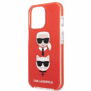 Karl Lagerfeld Karl&Choupette Head чехол для iPhone 13 Pro / iPhone 13 - красный