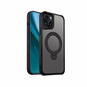 Etteri Matt Mag Ring ümbris jaoks iPhone 15 6,1" must