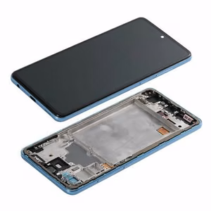 LCD ekraan Samsung A725/A726 A72 4G/5G puuteekraani ja raamiga sinine originaal (service pack)