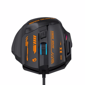 Wozinsky WMGK-1179W juhtmega optiline mängurihiir, 7200 DPI, taustvalgustusega, must