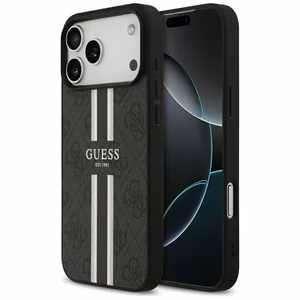 GUESS ümbris jaoks IPHONE 17 Pro Max compatible with MagSafe GUHMP17XP4RPSK (4G Printed Stripes) must