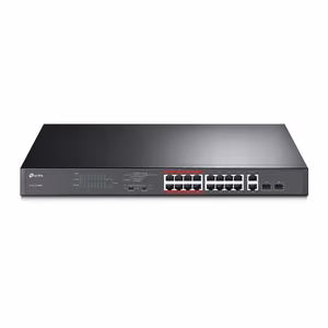 TP-LINK 16-портовый коммутатор 10/100Mbps PoE+