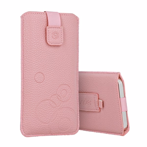 WONDER Deko Pouch Ümbris (Size XXL) jaoks Samsung S25 Ultra/S24 Ultra/M35/M23/A16 5G/Xiaomi Redmi 14C roosa