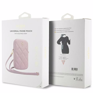 Guess kott GUWBZPSQSSGProosa/pink Zip Quilted 4G