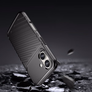 Thunder Ümbris jaoks iPhone 16 Plus Silicone Ümbris - Must